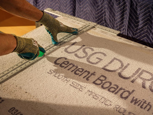 Cement Board With Edge Guard, 1/2-In. x 3 x 5-Ft.