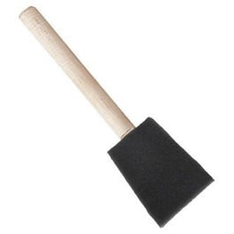 Polyurethane Foam Paint Brush, Wooden Handle, 1-In.