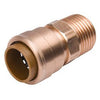 Adapter Pipe Fitting, 3/4-In. Copper x 3/4-In. Male Thread