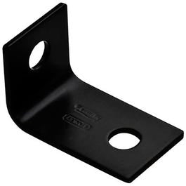 Corner Brace, Black Steel, 2.5-In.