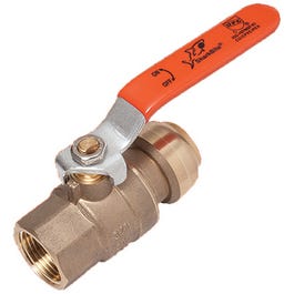 FNPT Ball Valve, Lead Free, 3/4 x 3/4-In.