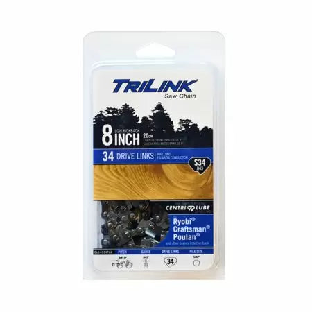 TriLink Saw Chain Semi-Chisel Chains 8 in.