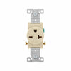 Eaton Cooper Wiring Commercial Specification Grade Single Receptacle 20A, 250V Ivory