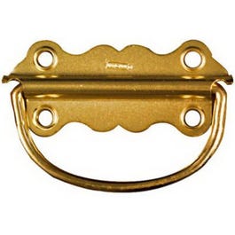 Chest Handle, Bright Brass, 3-1/2-In., 2-Pk.