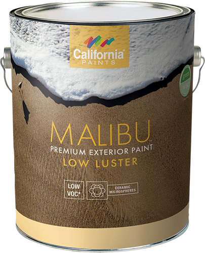 California Products Malibu Premium Exterior Paint Low Luster Neutral Base - 1 Gallon