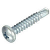 Pan-Head Drill Screws, Zinc, 8-18 x 1-In., 100-Pk.