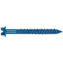 Masonry Screw Anchors With Bit, Hex Head, 1/4 x 3.25-In., 100-Pk.