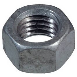 Hex Nuts, Galvanized, Tapered Oversize, Coarse Thread, 1/4-20, 100-Pk.