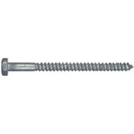 Hex Head Lag Bolt, Galvanized Steel, 3/8 x 4-In., 50-Ct.