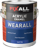 FixAll  Wearall Acrylic Enamel Satin Olde Towne Red - 1 Gallon