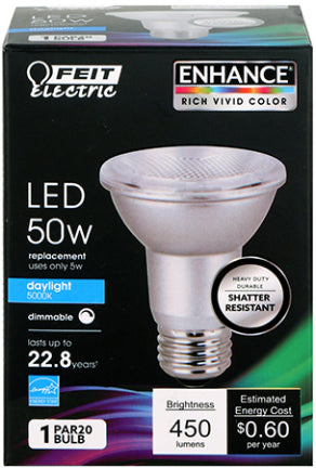 50W EQ DAYLIGHT LED PAR 20 BULB