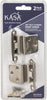 INSET HINGE SATIN NICKEL 2PK