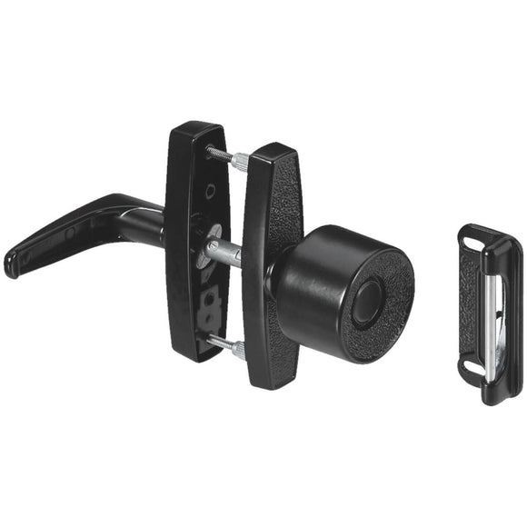 National Black Knob Latch