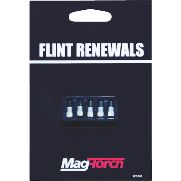 Mag-Torch Replacement Flints for Single Flint Striker (5-Pack)