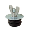 Jones Stephens 1-1/2 In. IPS Galvanized Steel Sewer and Drain Test Plug