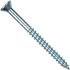 Hillman #8 x 1-1/2 In. Flat Head Phillips Zinc Wood Screw (100 Ct.)