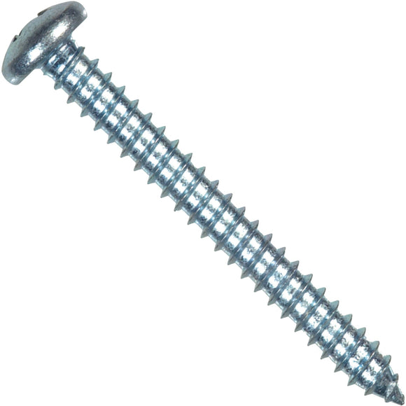 Hillman #4 x 1/2 In. Phillips Pan Head Zinc Sheet Metal Screw (100 Ct.)