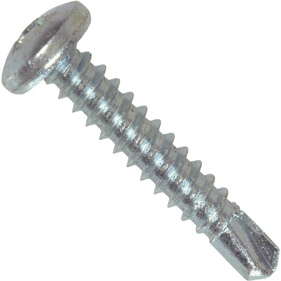 Hillman #10 - 16 x 1/2 In. Phillips Pan Head Self-Drilling Sheet Metal Screw (100 Ct.)