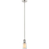 Hardware House 212762 El Dorado Design Series 1-Light Ceiling Pendant Fixture ~ Satin Nickel Finish