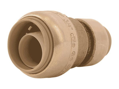 Sharkbite Brass Push Reducing Coupling 3/4 in. x 1/2 in.