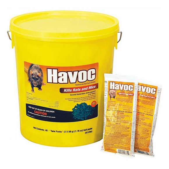 HAVOC RODENTICIDE BAIT PELLETS 80 PAIL