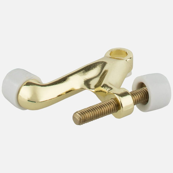 Kasaware Hinge Pin Door Stop, 2-pack Polished Brass Finish