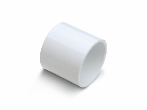 Genova Products 1 White Slip x Slip Schedule 40 Pipe Couplings